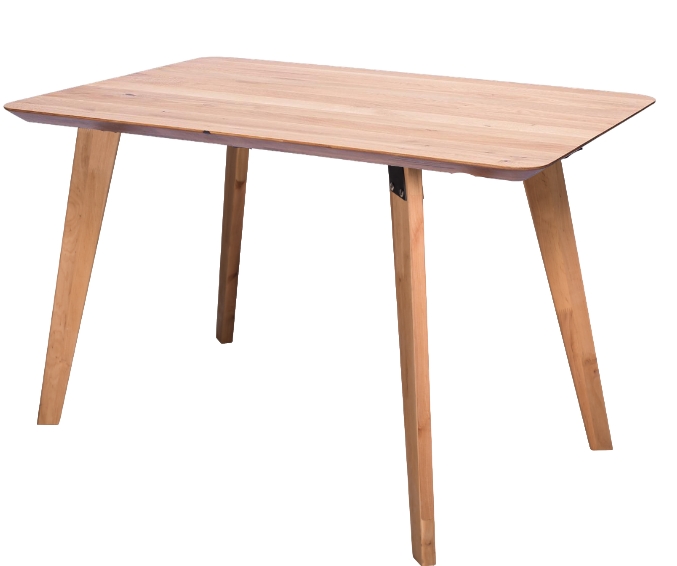 Стол Эйдж 60 1300*800 мм Натуральный дуб/Ноги КС-60 деревянные