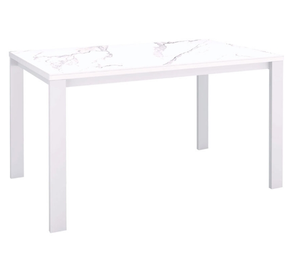 Стол  BL1300 белый/керамика мрамор белый