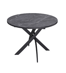Стол KENNER R900 Мрамор черный керамика / рама черная