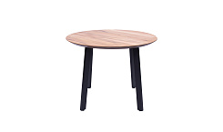 Стол Раунд D=900 мм Натуральный дуб/Ноги КС-60*