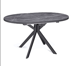 Стол DO1300 черный/керамика черная