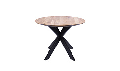 Стол Раунд D=1000 Натуральный дуб/Ноги КСЕ-80