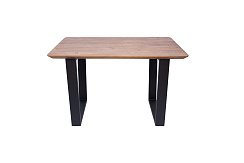 Стол Эйдж 45 ПРО 1200*800 мм Мореный дуб/Ноги Трапеция