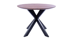 Стол Раунд D=1000 мм Мореный дуб/Ноги КСЕ-80