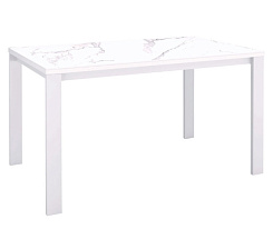 Стол  BL1300 белый/керамика мрамор белый