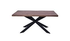 Стол Бостон 1600*800 мм Мореный дуб/Ноги СЕ2-80