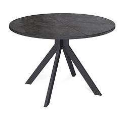 Стол AR1000 черный/керамика темно-серая